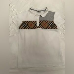 Boys Burberry Polo Shirt